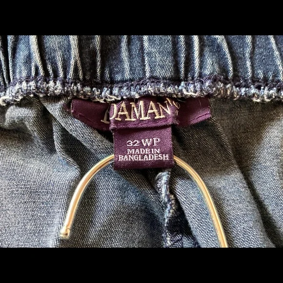 Roaman’s 32WP Fully Elastic Pull On Light Weight Denim Jeans - Picture 13 of 15